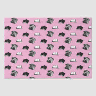Pink Modern buchhalterisch Bibliophile Buchmuster Seidenpapier