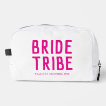 Pink Modern Chic Bride Tribe Bridesmaid Geschenk