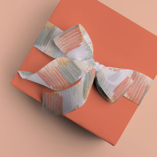 Pink Modern Fringe Satin Ribbon Satinband