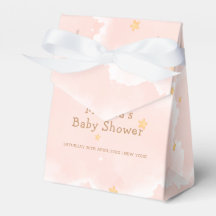 Pink modern wir sind auf Cloud Nine Girl Baby Dusc