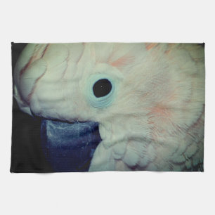 Pink Moluccan Cockatositu Papagei Nah Geschirrtuch