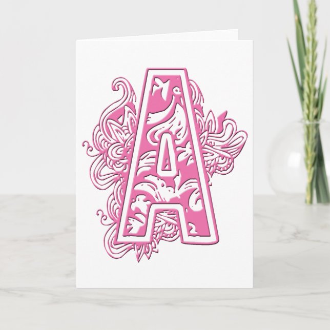PINK MONOGRAMM A (Vorderseite)