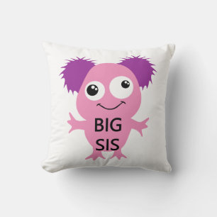 Pink Monster Big Sister Kissen