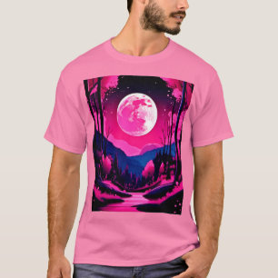 Pink Moon Fantasie T-Shirt