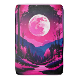 Pink Moon Fantasy Badematte