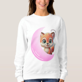 Pink Moon Fox Cute T-Shirt – Aesthetic Kawaii Sweatshirt