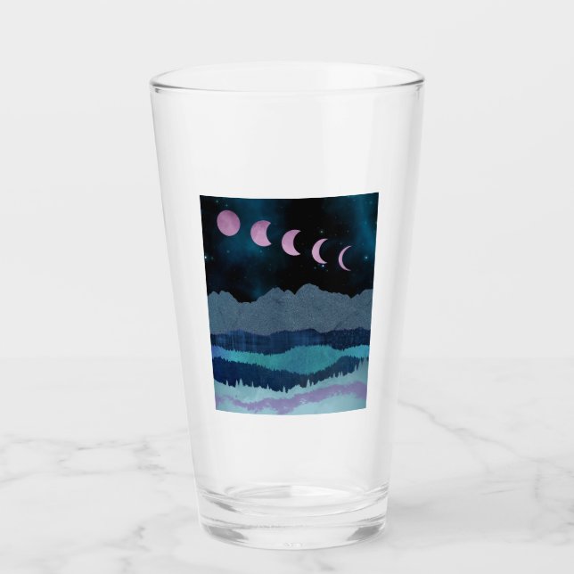 Pink Moon Phones Landscape Glas (Vorderseite)