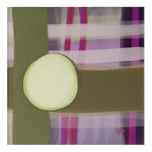 Pink Moon Zeitgenössischer Expressionist Abstrakt