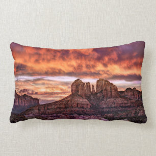 Pink Morning Glory Lendenkissen