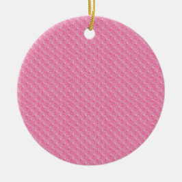Pink Mosaic Pattern Baby Keramik Ornament