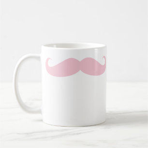 Pink Mustache Kaffeepause Tasse