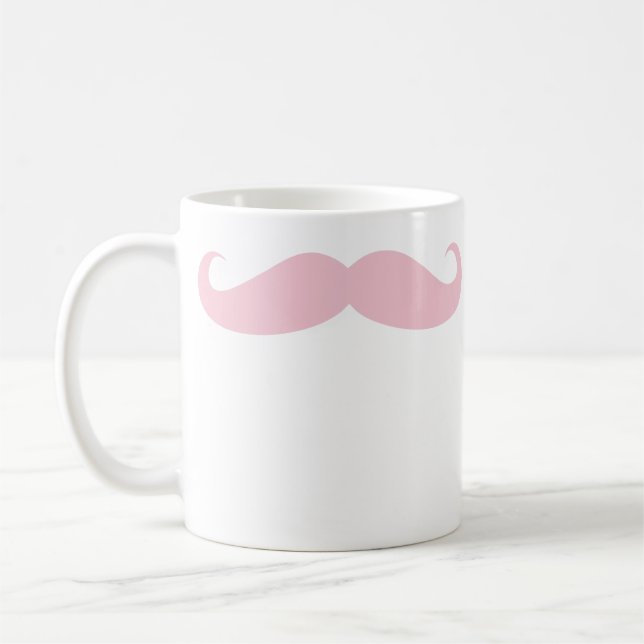 Pink Mustache Kaffeepause Tasse (Links)