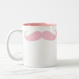 Pink Mustache Kaffeepause Tasse