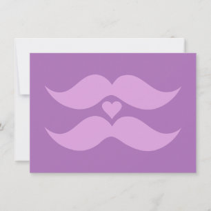 Pink Mustaches - Sondereinladungen Einladung