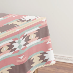 Pink Native American Pattern Tableclout Tischdecke