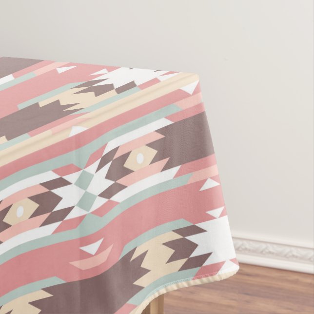 Pink Native American Pattern Tableclout Tischdecke (Beispiel)