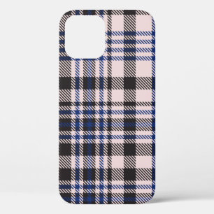 Pink Navy Glen Kariert strukturiert nahtlos Mustab Case-Mate iPhone Hülle