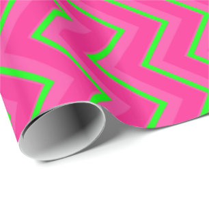 Pink-Neon-Brown-Coll-ZICKZACK-04-GIFT-WRAP-PAPIER Geschenkpapier