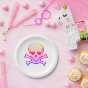 Pink Neon Skull Teller