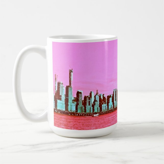 Pink New York City Tasse Tamara Diaz Art  (Links)