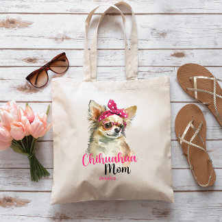 Pink Niedlich Chihuahua Mama Tragetasche