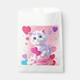 Pink Niedlich Fun Kitty Danke für die Teilnahme an Geschenktütchen