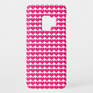 Pink Niedlich Hearts Muster BT Galaxy S2 Fall Case-Mate Samsung Galaxy S9 Hülle