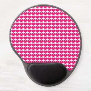Pink Niedlich Hearts Muster Gel Mousepad