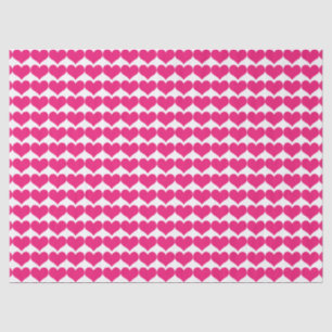Pink Niedlich Hearts Muster Gewebe Papier