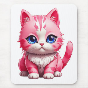 Pink Niedlich Kitty Cat Mousepad