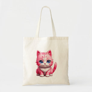 Pink Niedlich Kitty Cat Tragetasche