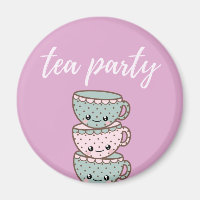 Pink Niedlich Tee Party Teacups