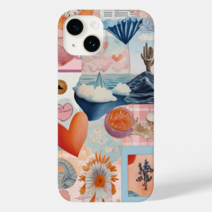 Pink Niedlich Trendy Preppy Collage Scrapbook Case-Mate iPhone 14 Hülle