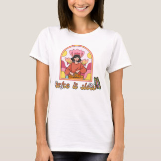 Pink Niedliche Feminine Retro Nehmen Sie es langsa T-Shirt
