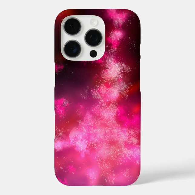 Pink Night Sky iPhone 16 Fall - Dreamy & Celestial Case-Mate iPhone Hülle (Rückseite)