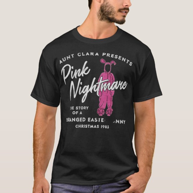 Pink Nightmare Funny T-Shirt (Vorderseite)