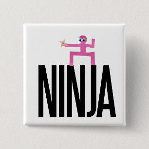 Pink Ninja Button