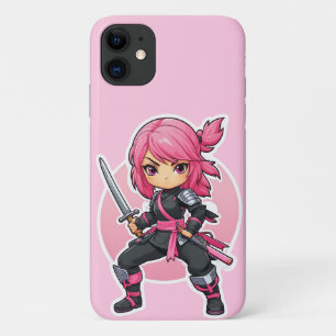 Pink Ninja Girl Case-Mate iPhone Hülle