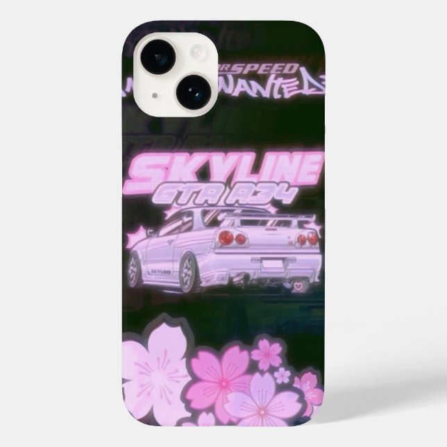  PINK NISSAN GTR PHONE CASES (Rückseite)