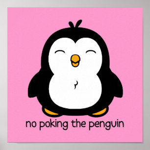 Pink No Pop The Pinguin Poster