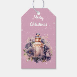 Pink Nostalgic und luxuriös Frohe Weihnachten Geschenkanhänger