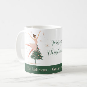 Pink Nutcracker Ballerina Kaffeetasse