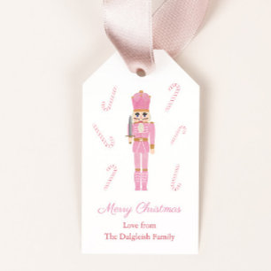 Pink Nutcracker Ballet Toy Soldaten glückliche Tag Geschenkanhänger