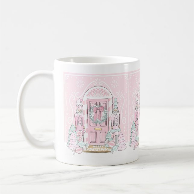 Pink Nutcracker Door Tasse (Links)