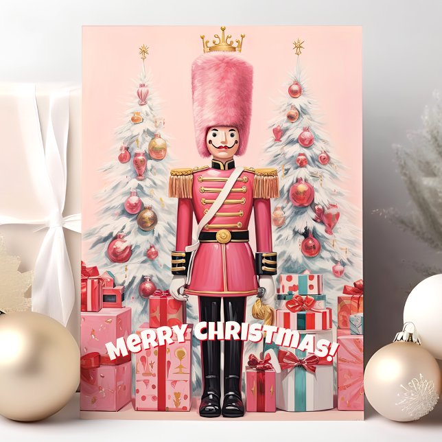 Pink Nutcracker Frohe Weihnachten (Von Creator hochgeladen)