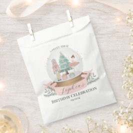 Pink Nutcracker Geburtstagsparty bevorzugt Cookie- Geschenktütchen