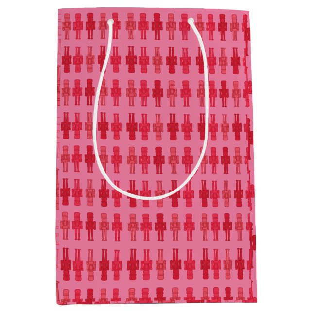 Pink Nutcracker Geschenktasche Mittlere Geschenktüte (Vorderseite)
