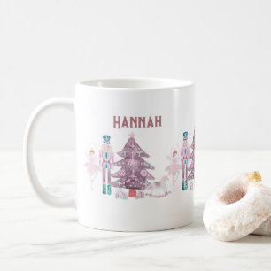 Pink Nutcracker Personalisiert Kaffeetasse