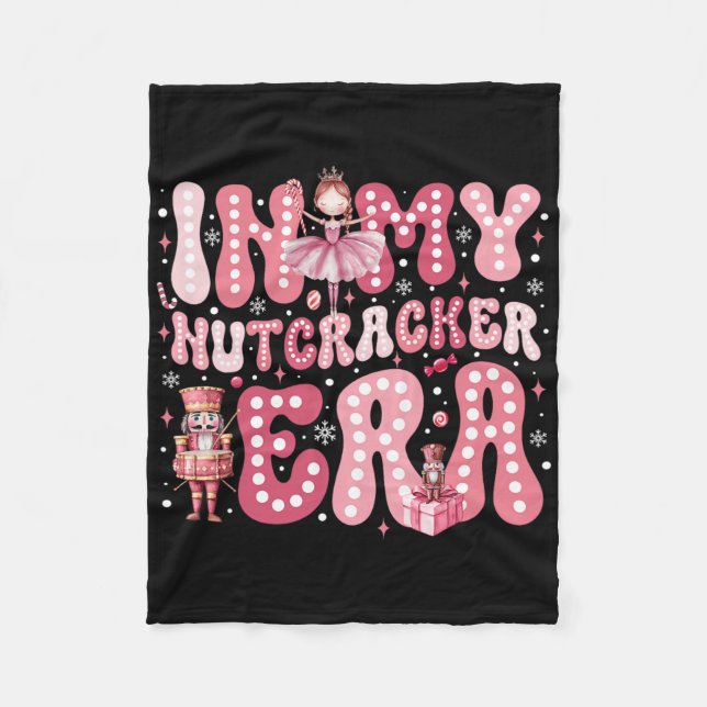Pink Nutcracker Squad In Meiner Nussknacker-Ära Pi Fleecedecke (Vorderseite)