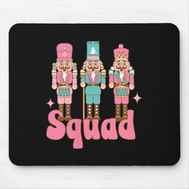 Pink Nutcracker Squad in meiner Nutcracker-Ära Chr Mousepad (Vorne)